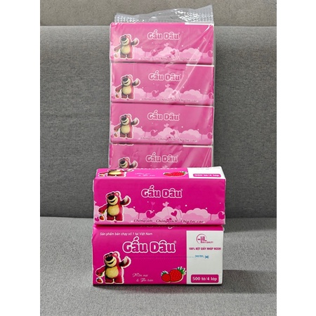 lốc 5 bịch giấy rút 300 to 4 lop