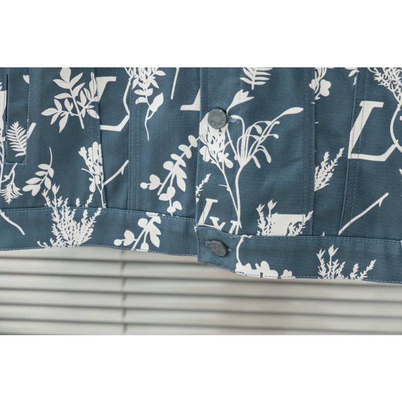 ❤️❤️ ❤️❤️ Áo Khoác Jean Nam Tay Dài Thêu Hoa Thời Trang