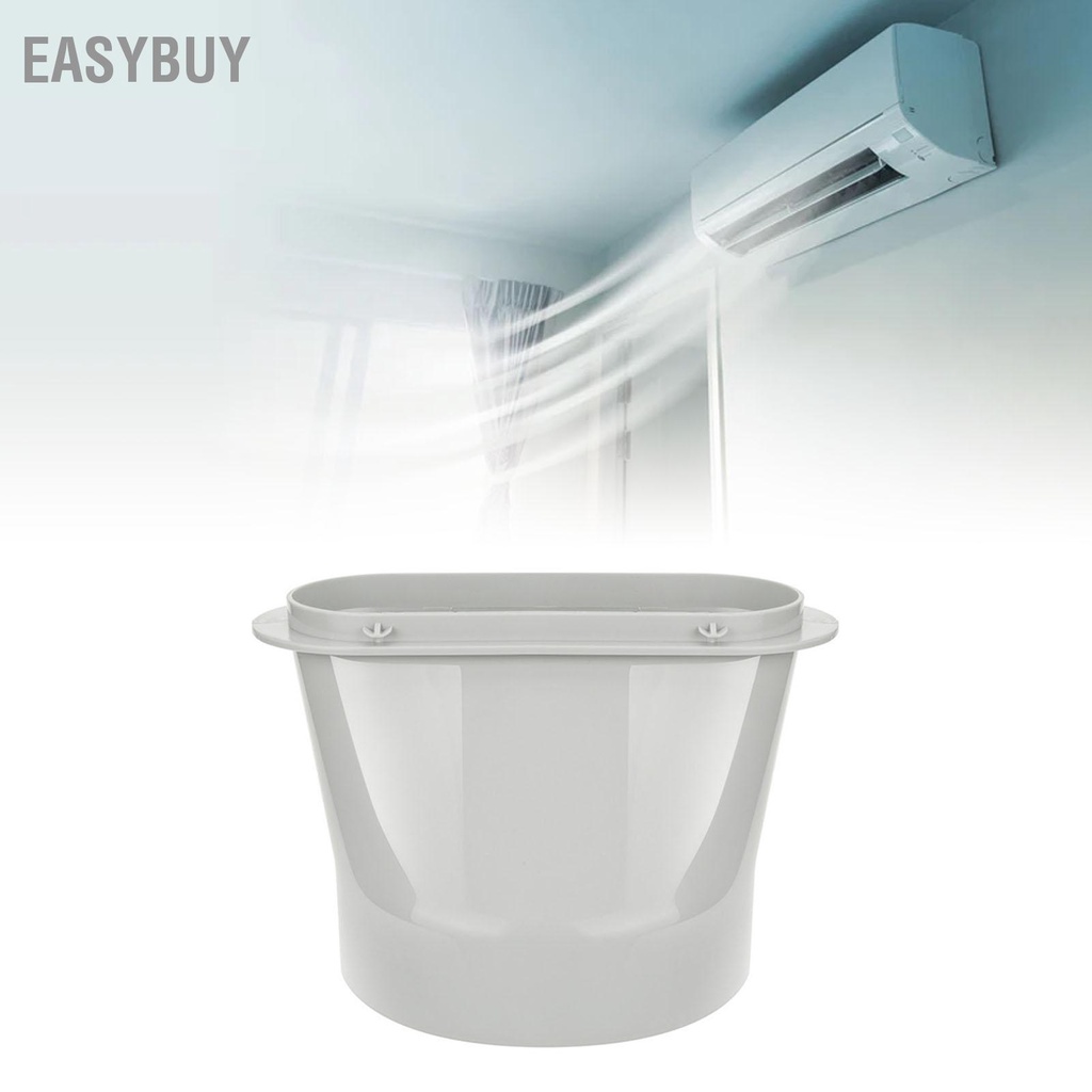 Easybuy Đầu Nối Điều Hòa Không Khí Di Động Ống Xả Giao Diện Vòi Phẳng 15cm