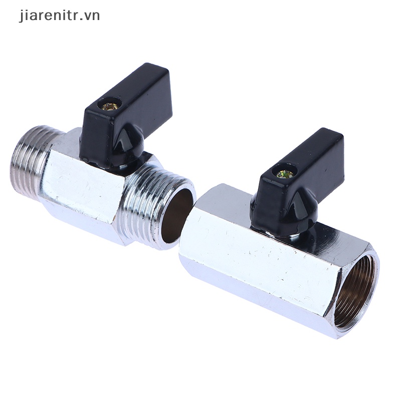 Van Khóa Khí Nén Khí Gas / Dầu / Nước Bằng Đồng Thau 2 Điểm Mini