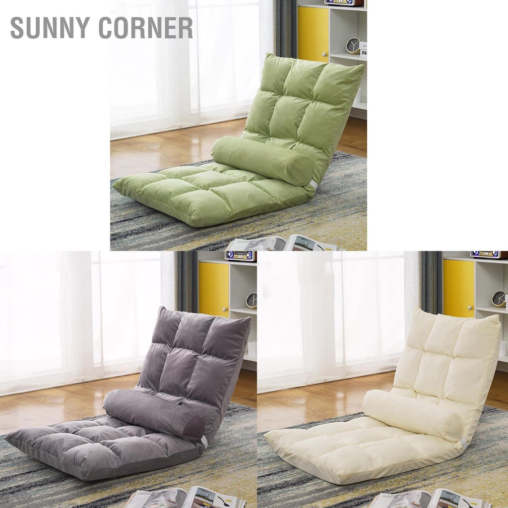 Sunny corner Có hàng sẵn Tatami Sofa Ghế Lưng Phòng Ngủ Đơn Sàn Ban Công Nhỏ Đệm