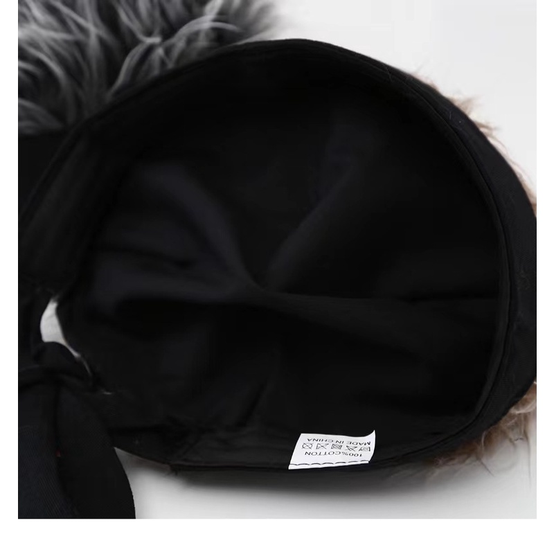 Mũ mới, tóc giả mô phỏng đẹp trai, mũ tóc ngắn, thắt nơ