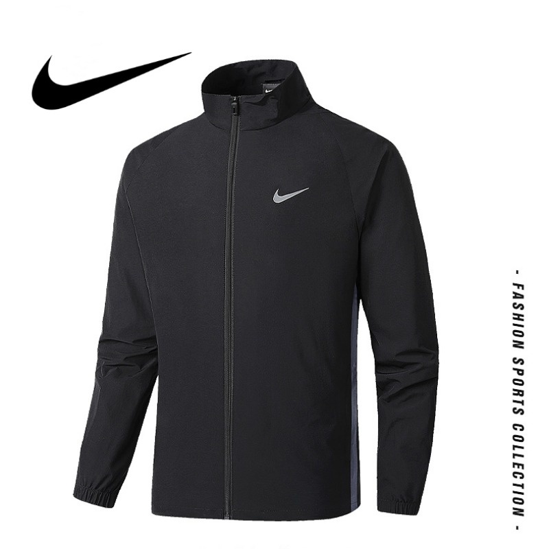 Áo Khoác Thể Thao Nike 100% Chính Hãng Chống Gió Thoải Mái Cho Nam