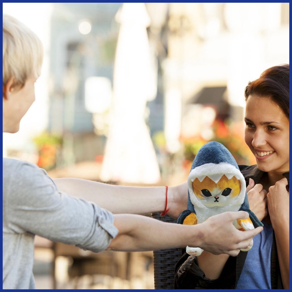 Dễ thương cá mập mèo đồ chơi sang trọng 4.72 inch tôm chiên mèo nhồi bông động vật sang trọng búp bê nhồi bông mềm đồ chơi giáng sinh sinh aiavn