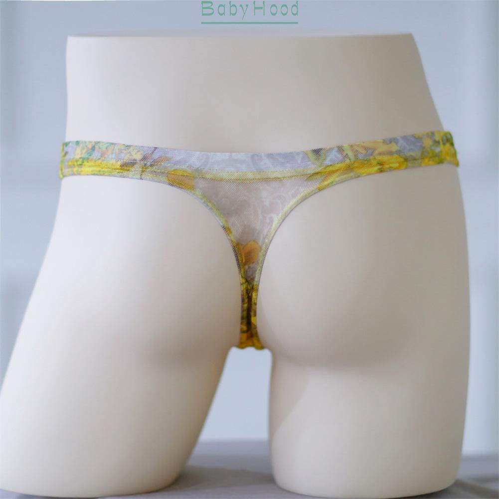 Men Sexy G-String Briefs Thong Mesh Lingerie Underwear Bikini Underpants Panties#BBHOOD