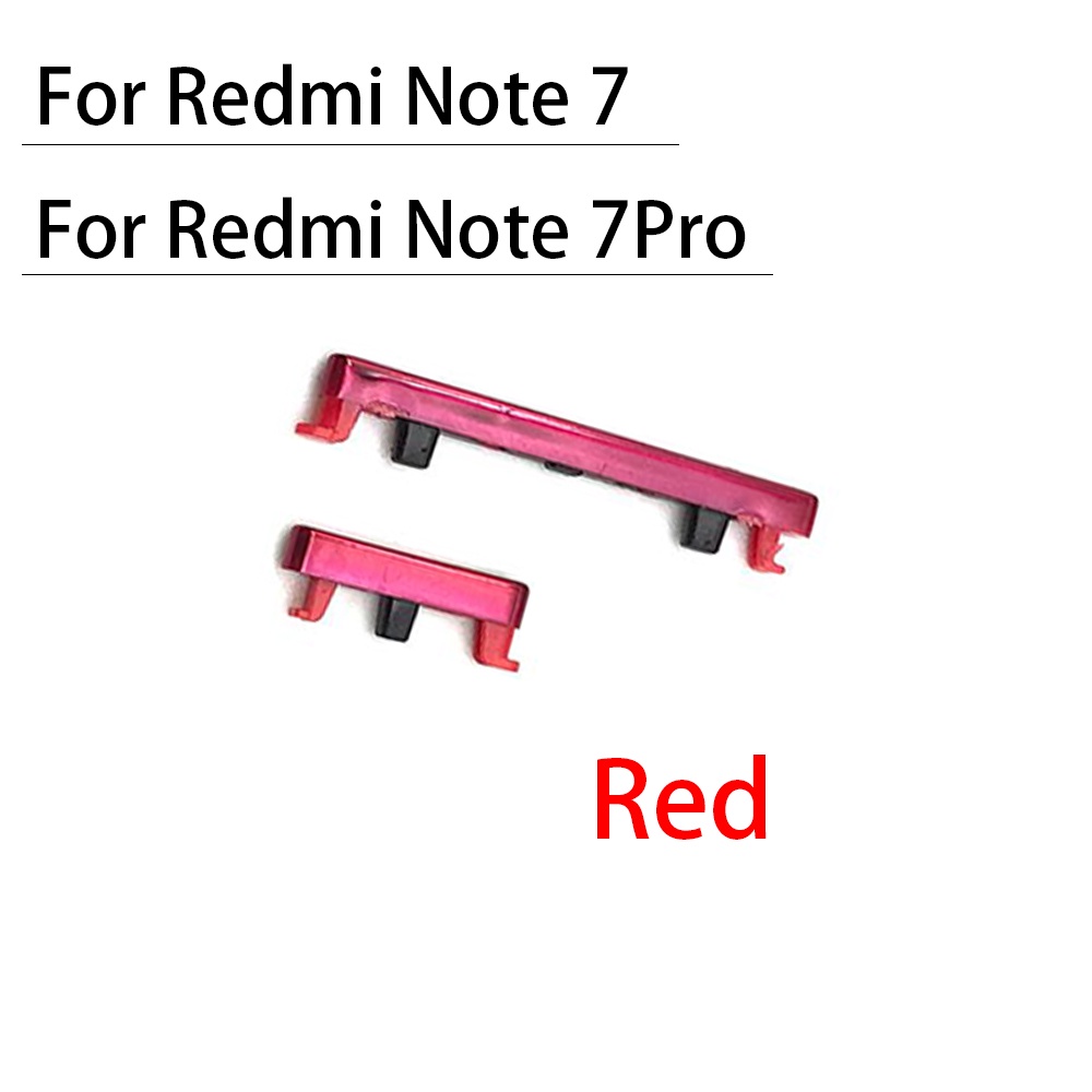 Nút nguồn âm lượng thay thế mới phím bên cho xiaomi redmi note 7/7 pro note 8 note 9 pro 9s phím nút bên âm lượng nguồn