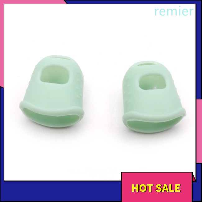 Re 1 cặp đàn guitar kalimba ngón tay cái chọn ngón tay bảo vệ silica gel cũi ngón tay đầu ngón tay nắp bảo vệ móng tay