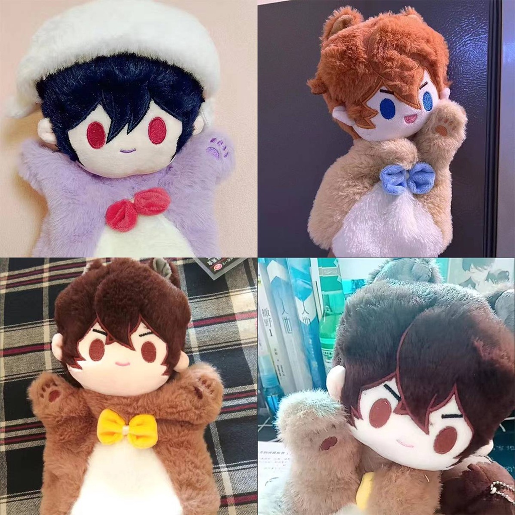 Cool bungo stray dogs búp bê sang trọng con rối tay quà tặng cho trẻ em rampo atsushi chuuya chuuya dazai osamu đồ chơi cho trẻ em mới