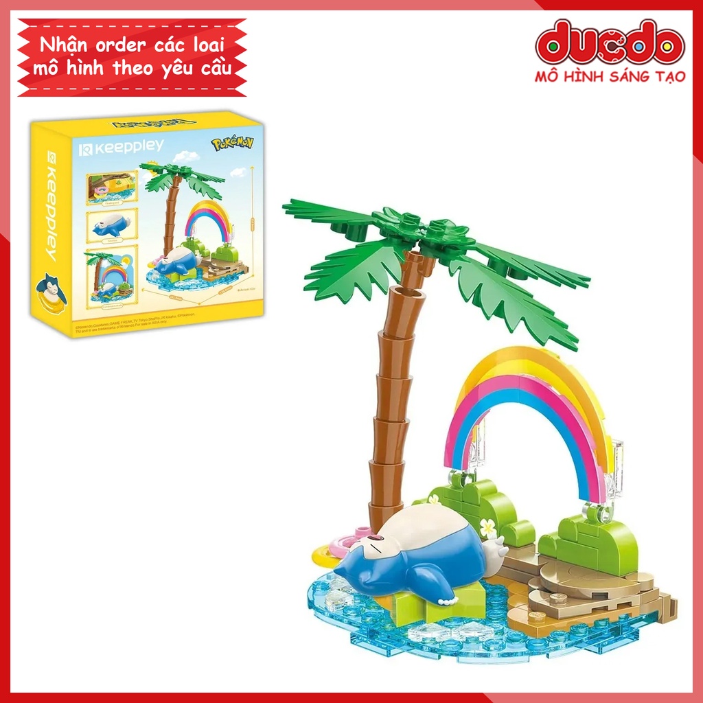 Keeppley K20224 Lắp ghép Pokemon - Đồ chơi Xếp hình Mô hình Pikachu