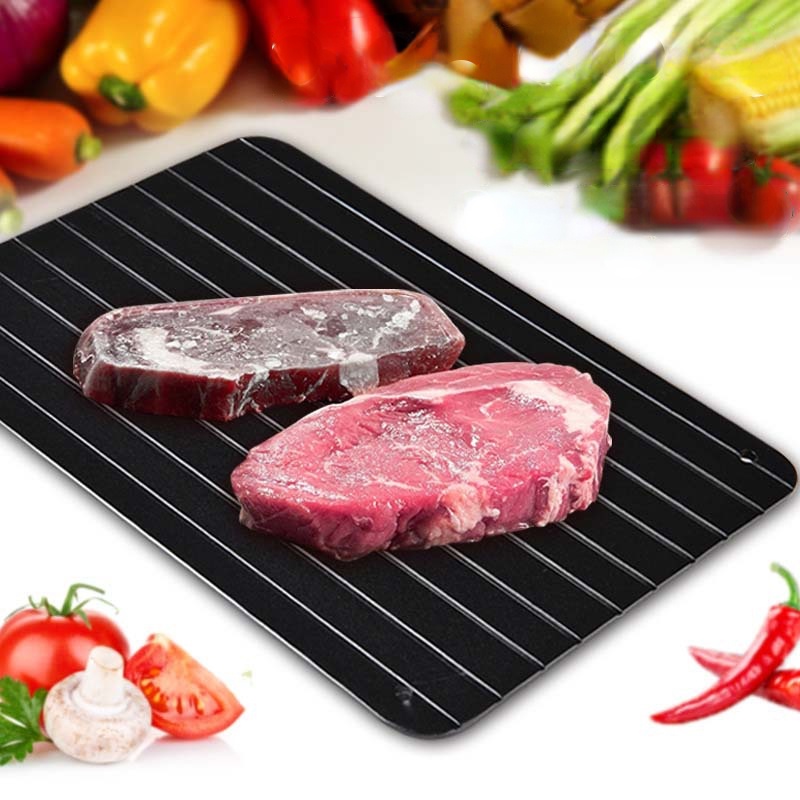 1 Khay Rã Đông Thực Phẩm Nhanh Chóng Bằng Hợp Kim Nhôm
