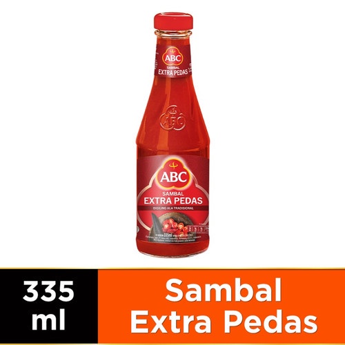 ABC Tương ớt siêu cay Sambal Extra Pedas nhập khẩu chai thủy tinh 335ml LOẠI 1 VHMART100