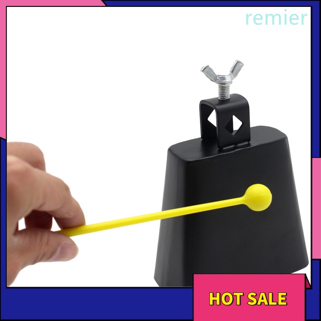 Re 4/5/6/7/8 inch thép kim loại cattlebell cowbell dụng cụ gõ chuông bò được cá nhân hóa