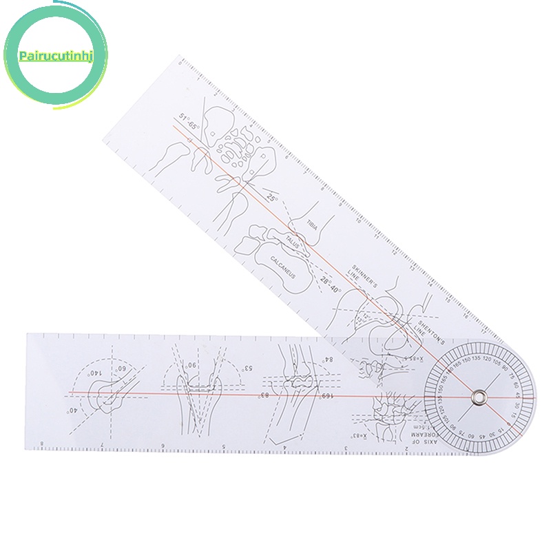 Pairhj multi-ruler goniometer angle ruler joint orthopedics tool instruments vn