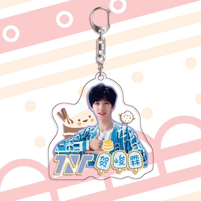 Kuhong tnt times youth league xung quanh hd in acrylic keychain quà tặng