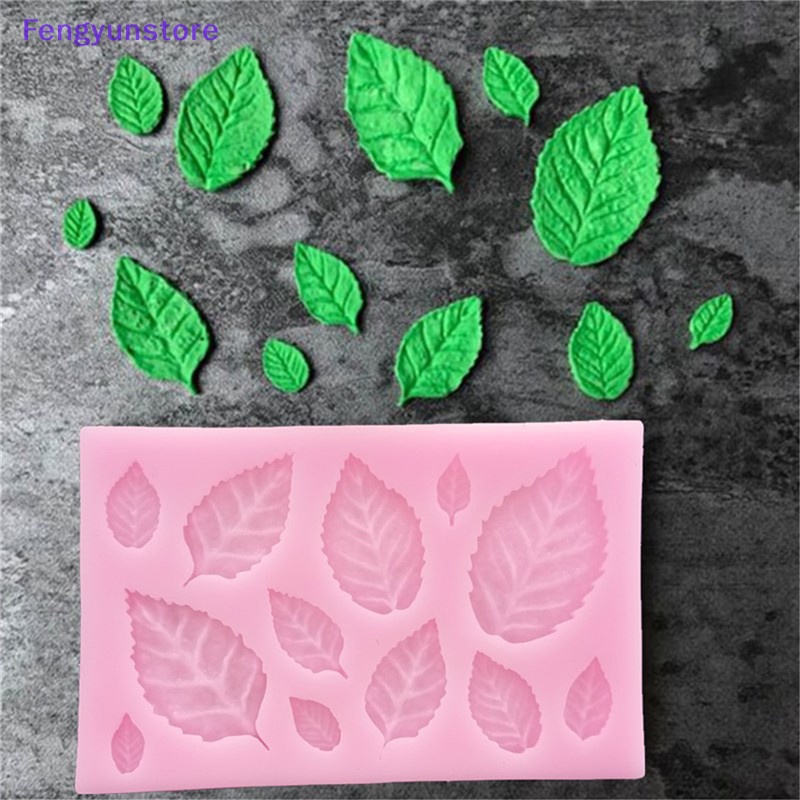Khuôn hình lá phong silicone lá bánh trang trí bánh quy kẹo mềm khuôn làm bánh vn