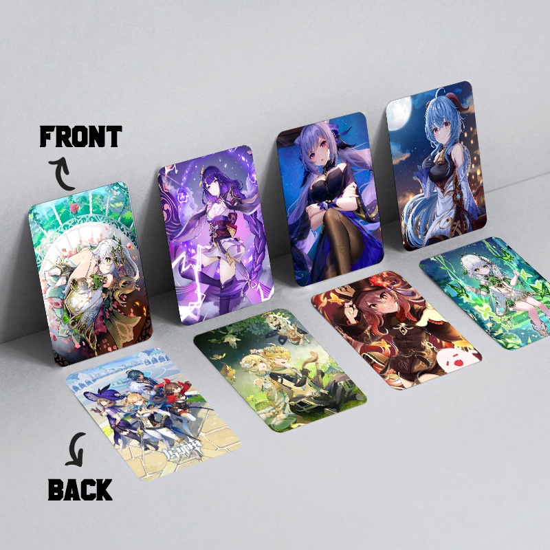 Genshin IMPACT Photocard Lomo Card Anime Collectibles 60 cái / hộp