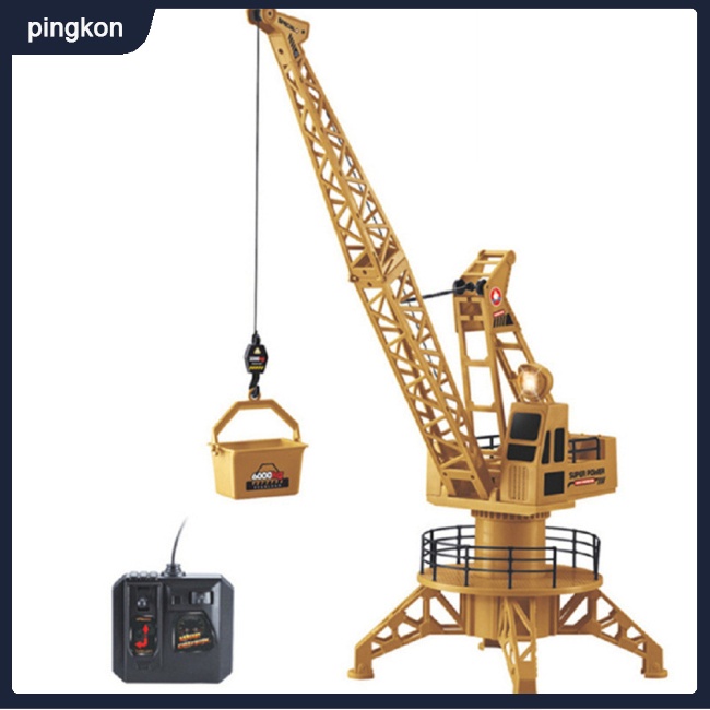 Tdg 1:12 cần cẩu tháp điều khiển từ xa đồ chơi mô phỏng dây điều khiển mô hình xe kỹ thuật điện cho bộ sưu tập bé trai