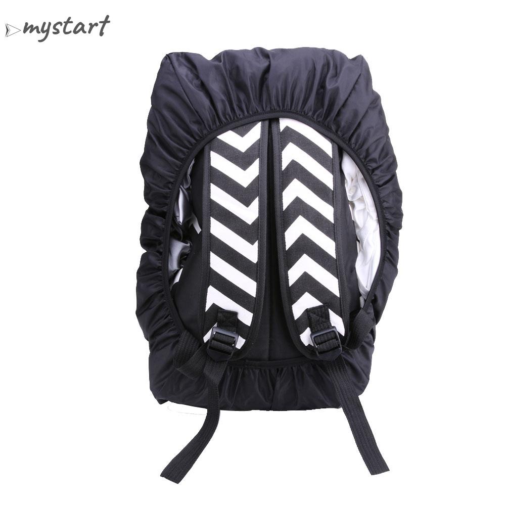 Ba lô 20-45l che mưa dải phản quang túi leo núi mũ trùm đầu để cưỡi an toàn