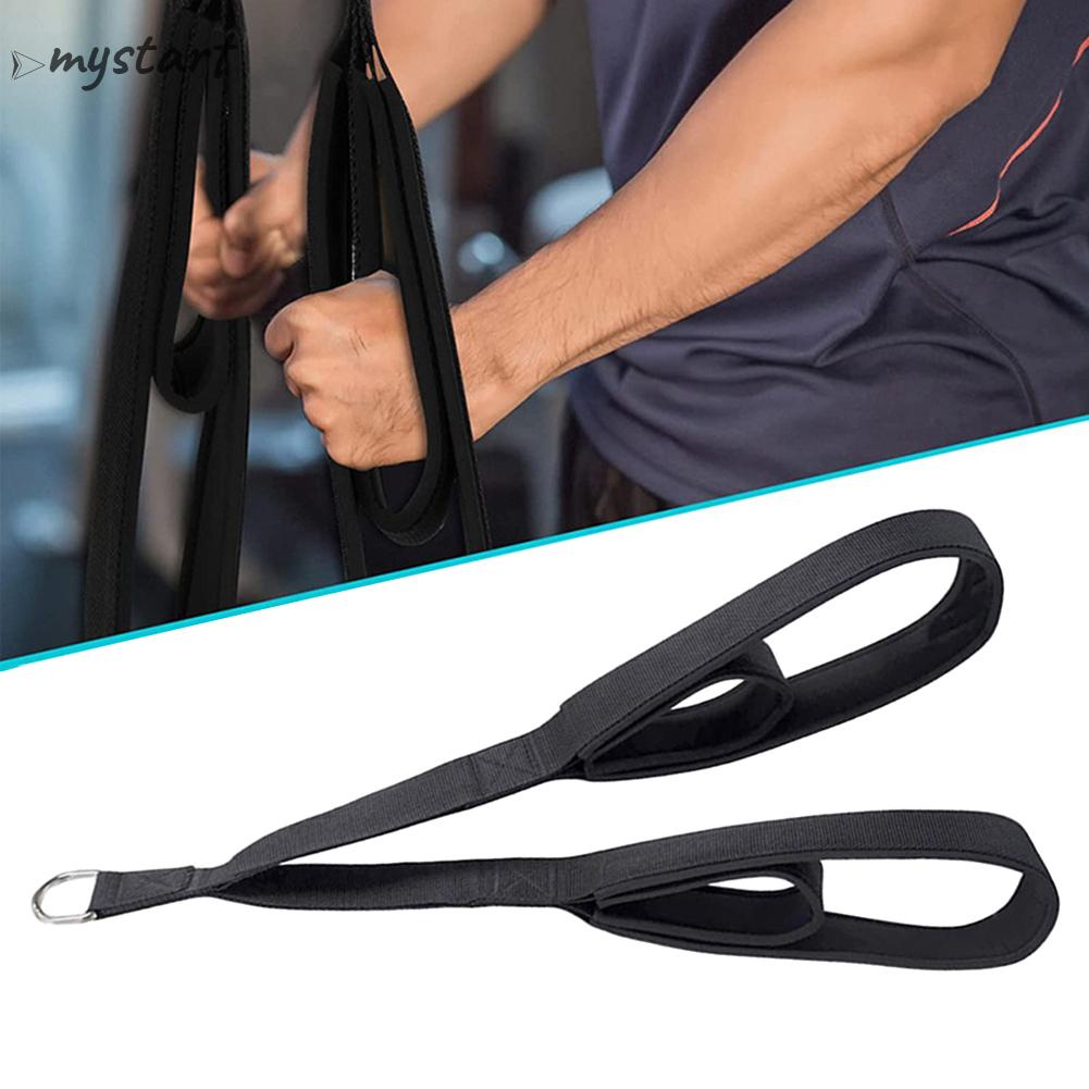 Long triceps strap anti-slip muscle training tricep pull down rope multi-purpose