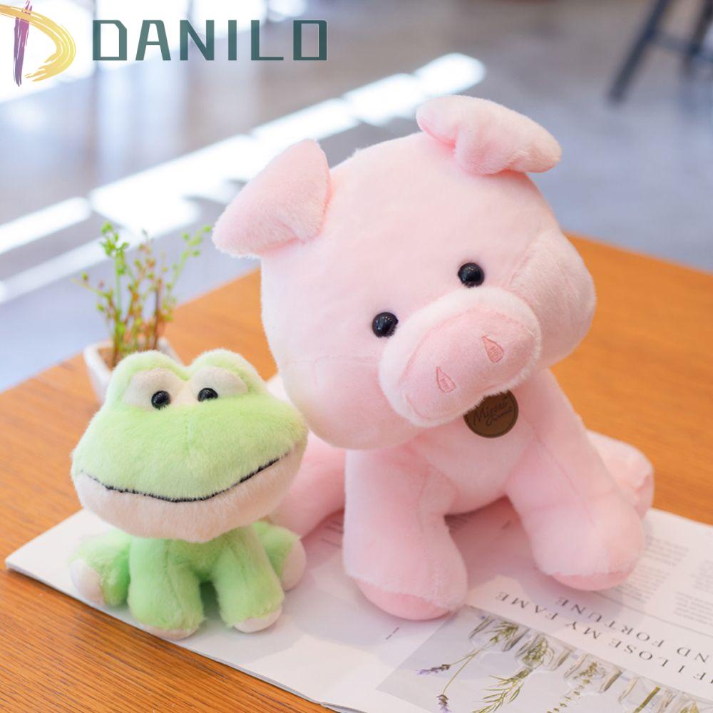 Danilo lắc đầu búp bê sang trọng trẻ em những người yêu thích quà tặng tốt nhất chó husky cú hổ động vật hoạt hình trang trí nội thất heo đất ếch voi plushie hiện tại hà mã gối sang trọng đồ chơi xoa dịu