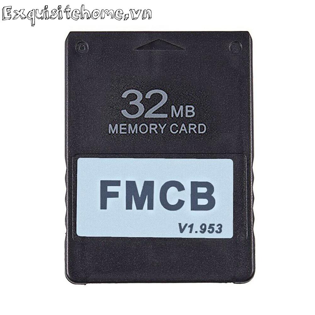 Thẻ mcboot miễn phí fmcb v1.953 cho thẻ nhớ sony ps2 8mb / 16mb / 32mb / 64mb