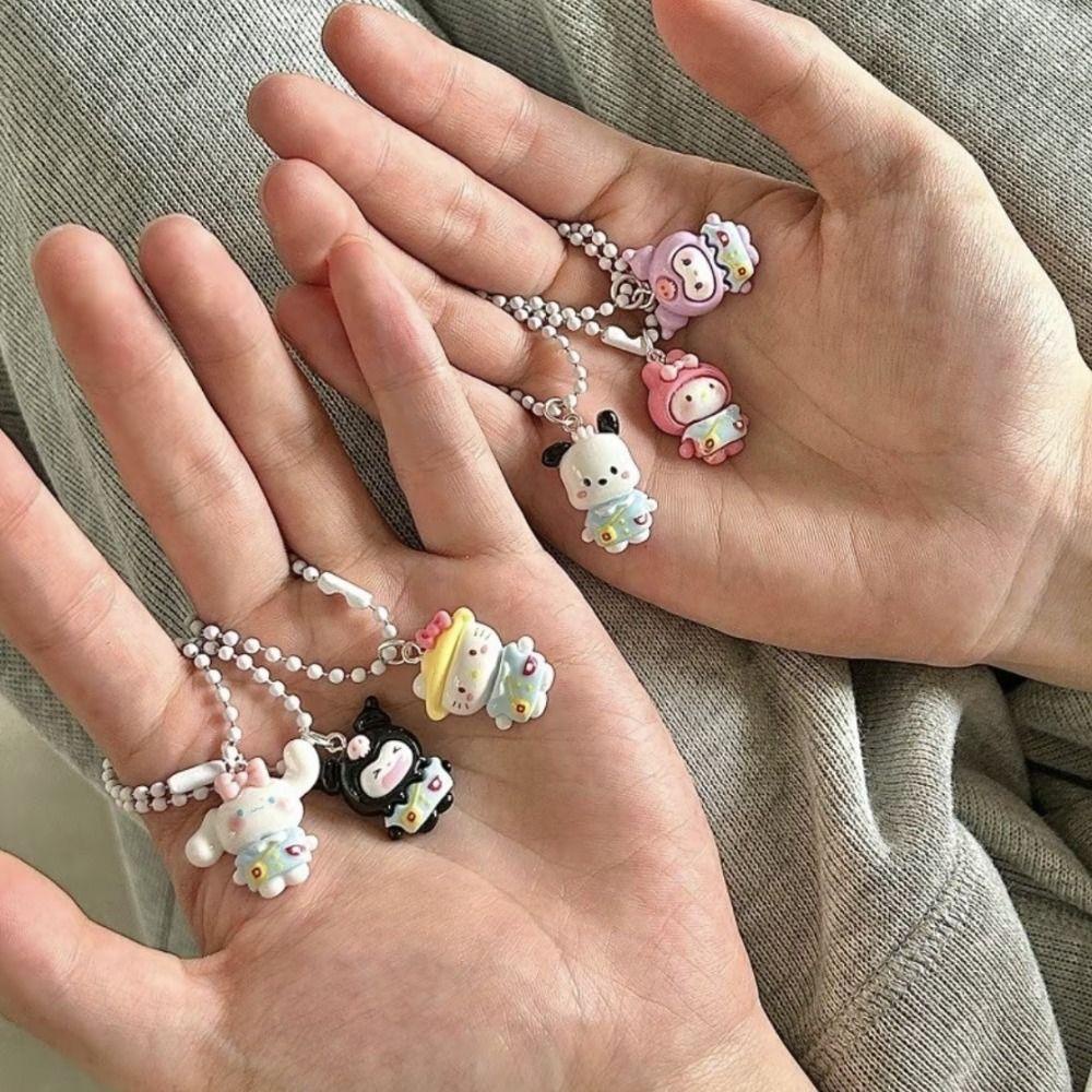 Shanrong kuromi Móc Khóa pachacco my melody cinnamoroll Thời Trang kt pompom purin