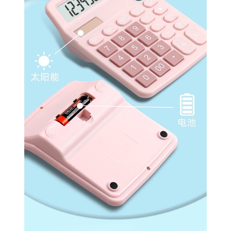 Máy tính Cầm Tay Dùng Năng lượng mặt trời hoặc Pin