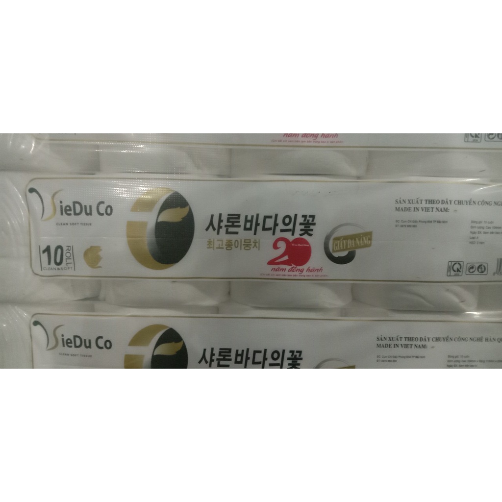 combo bịch 10 cuộn giấy vệ sinh Hàn Quốc 
