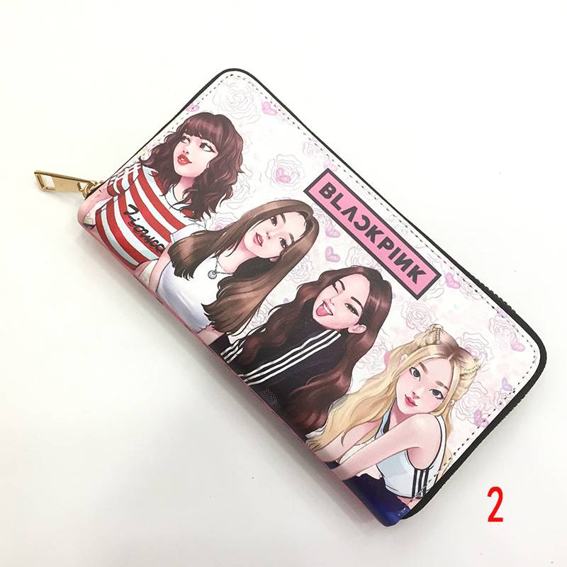 Blackpink Ví Cầm Tay Đa Năng Có Khóa Kéo In Hình Ngôi Sao Xinh Xắn Cho Nam Và Nữ