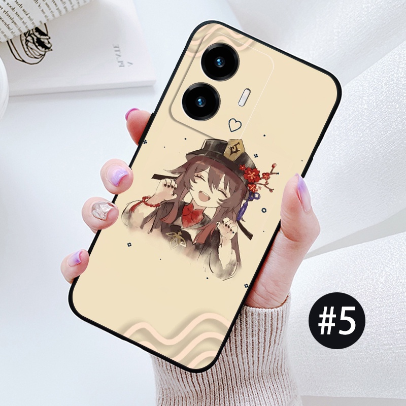 Vivo y77 y76 y72 y50 y30 y35 2022 y36 4g y31 2021 y51 2020 y33s y91 y95 y93 y91c y1s genshin impact hu tao vỏ mềm