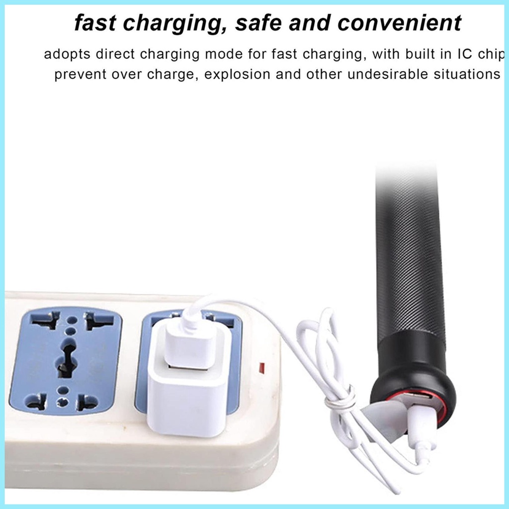 Bóng chày bat led đèn pin ngoài trời không thấm nước đèn pin hợp kim nhôm cho trường hợp khẩn cấp tự bảo vệ ngoài trời tdevn tdevn