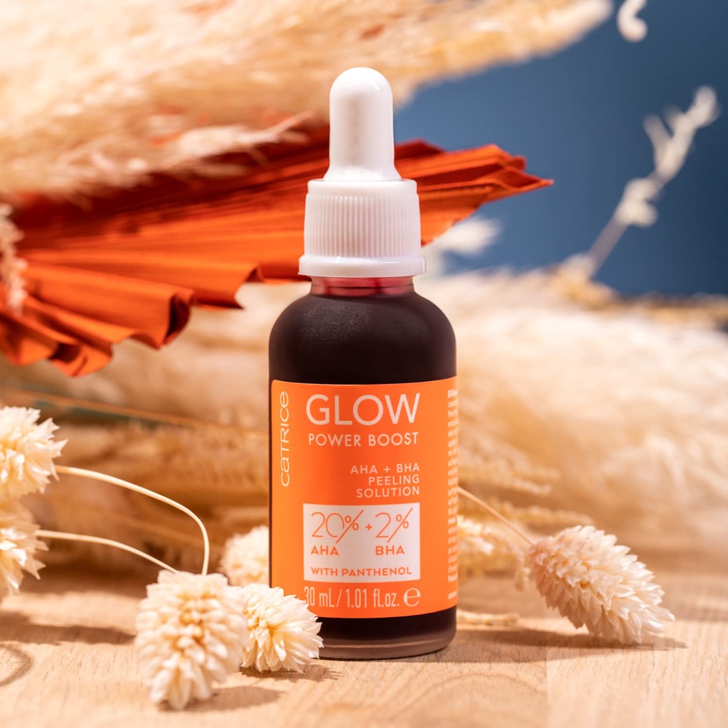 Tinh chất tẩy tế bào chết Catrice AHA + BHA Glow Power Boost 30ml