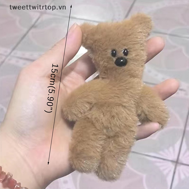 Trtop squeak keychain mặt dây chuyền phim hoạt hình búp bê sang trọng dễ thương đồ chơi kawaii túi nhồi bông mềm ch đồ trang trí cho trẻ em quà tặng vn