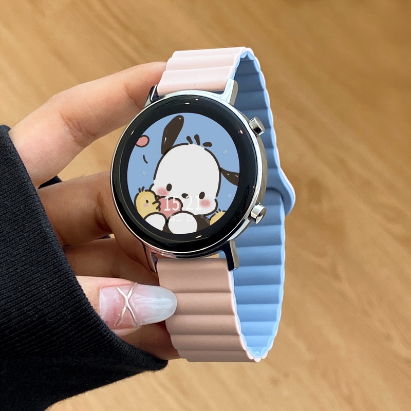 Phù Hợp Dây Đeo Silicon Từ Tính Cho Đồng Hồ Thông Minh samsung galaxy watch 6 5 4 40mm 44mm 6 classic