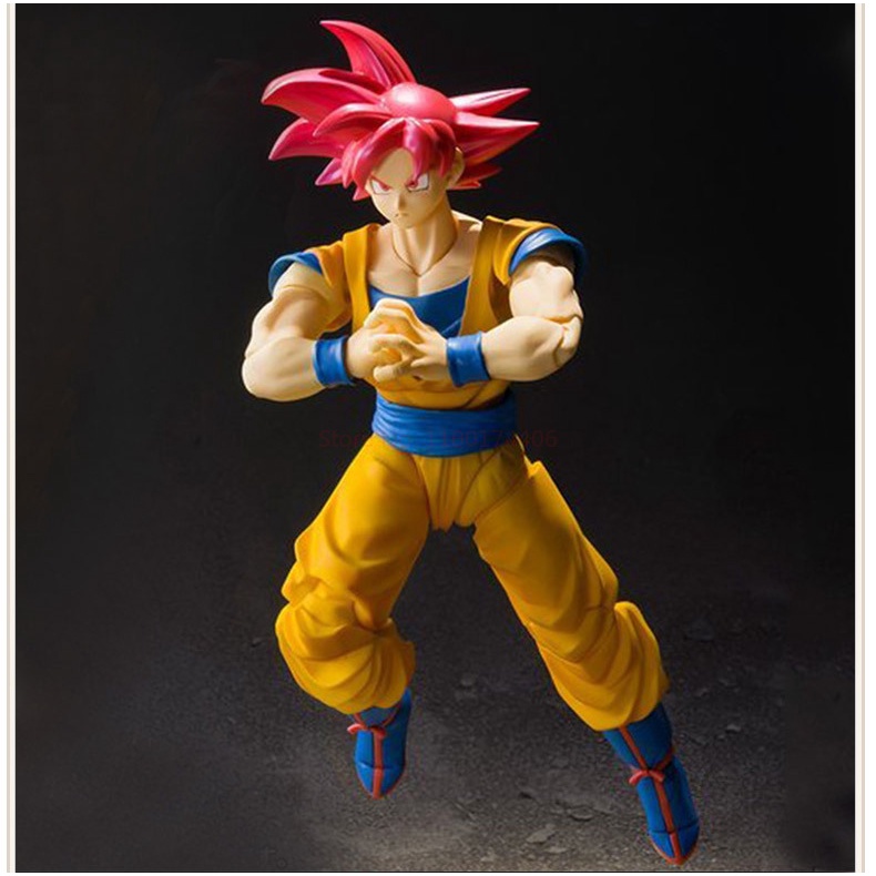 16 cm shf dragon ball saiyan tóc đỏ goku zamasu màu hồng pvc hành động mô hình anime dễ thương beerus trunks hình kawaii đồ chơi quà tặng búp bê