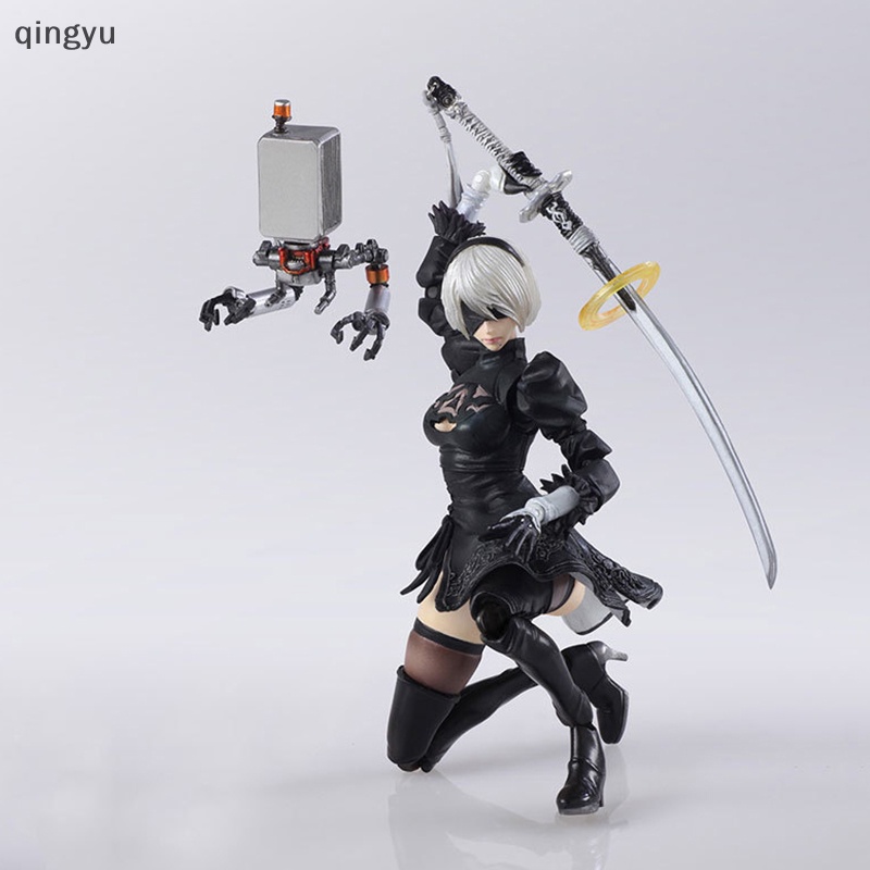 Mới 14cm nier automata yorha no. 2 loại b 2b fighg hành động hình đồ chơi pvc quà tặng tốt