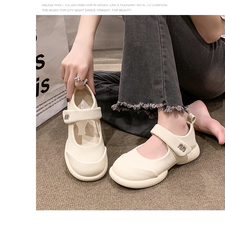 Giày mary jane lolita cao 6cm giày trẻ em đế da mềm đế trơn thời trang mới của phụ nữ