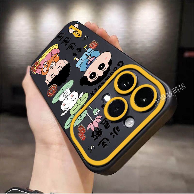 Ốp Điện Thoại Mềm In Hình shin chan Cho Iphone 14promax 13Pro12 / 11 7p