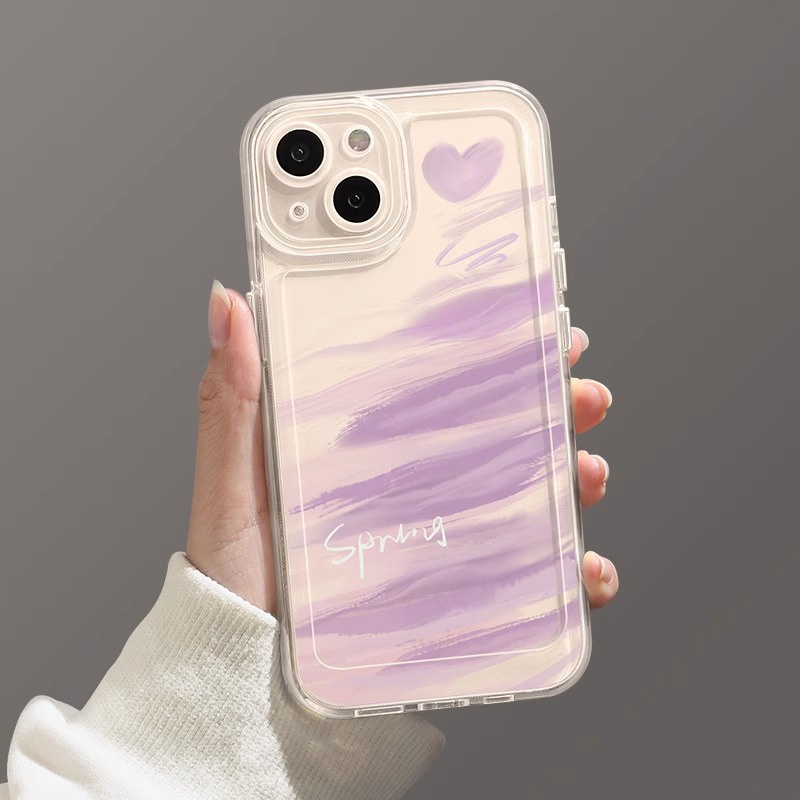 Ốp Điện Thoại Trong Suốt Màu laser Hình Trái Tim Cho huawei y6s y6 y7 pro 2019 y6p y7p y7a y9 prime 2019