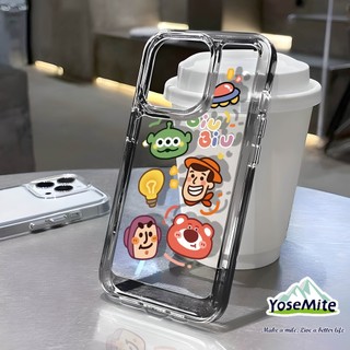 ốp lưng iphone trong suốt Dễ thương lostotoy story airbag case tương thích cho 14 xr 13 11 12 pro max 8 7 6 6s plus x xs max se 2020 13 12 11 tpu vỏ bọc điện thoại trong suốt mềm mại