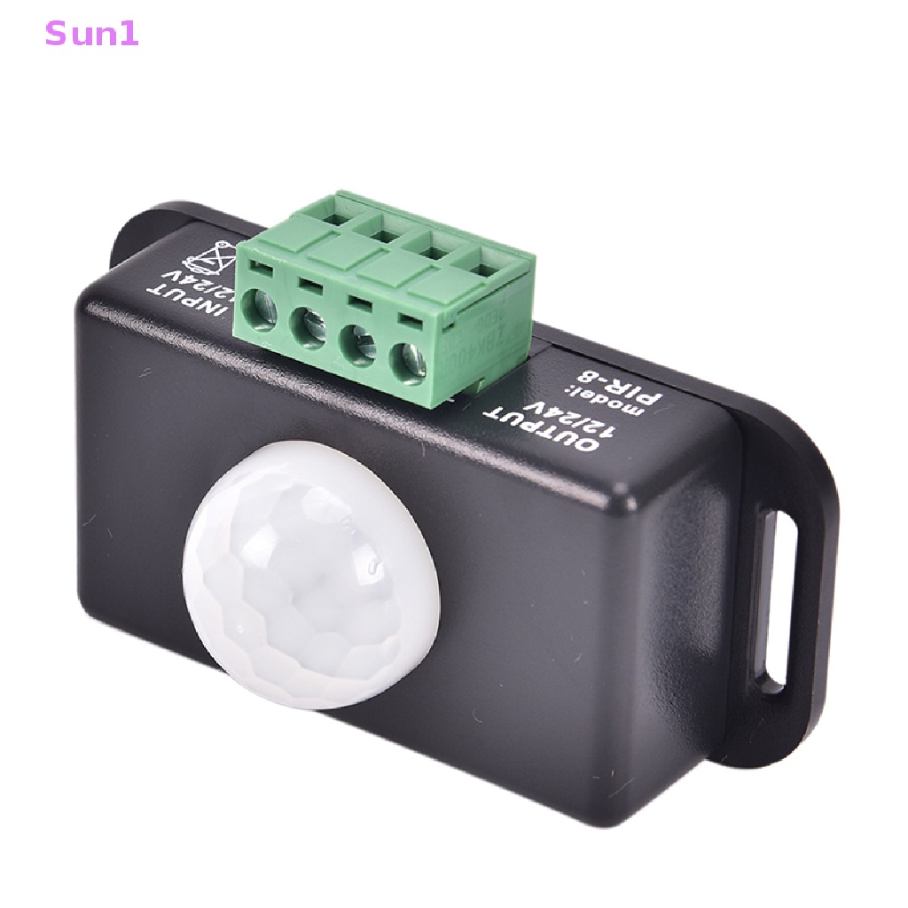Công Tắc Cảm Biến Chuyển Động Hồng Ngoại Tự Động DC 12V 24V 6A Cho Đèn LED