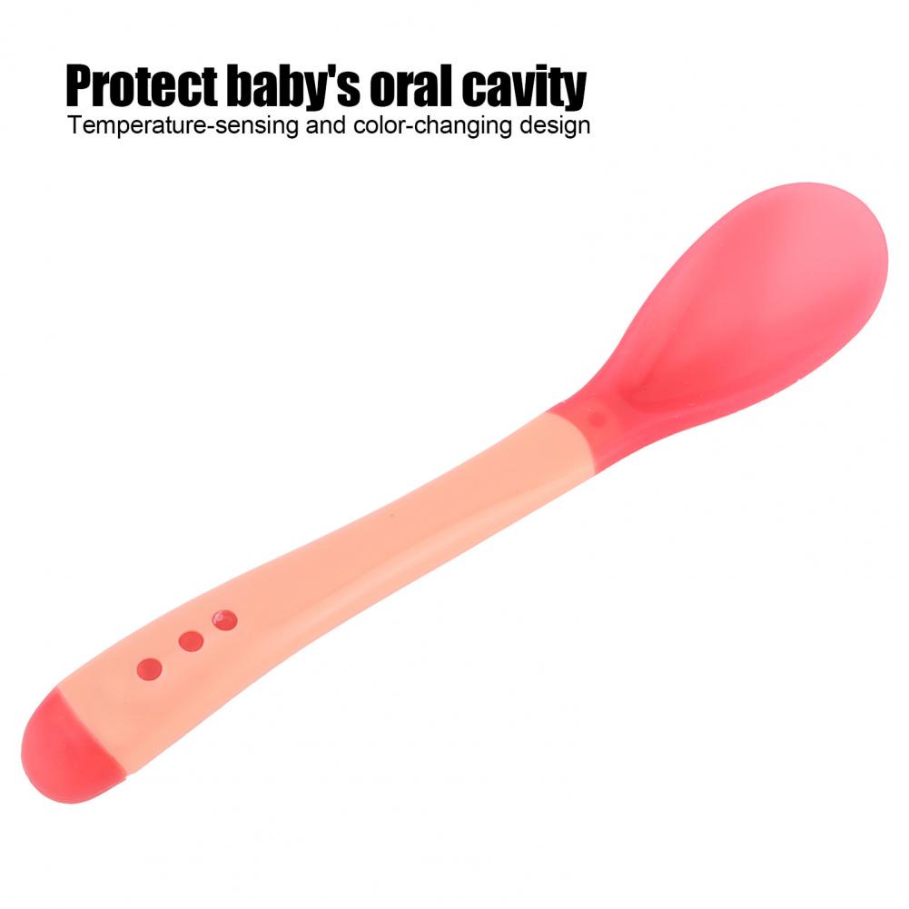 Thìa Silicon Báo Nóng,Muỗng Silicon Mềm Cho Bé Ăn Dặm Giúp Bé Ăn Ngoan, Muỗng thìa ăn dặm silicon hình,Thân thiện với môi trường, thích hợp cho bé học HDbabies