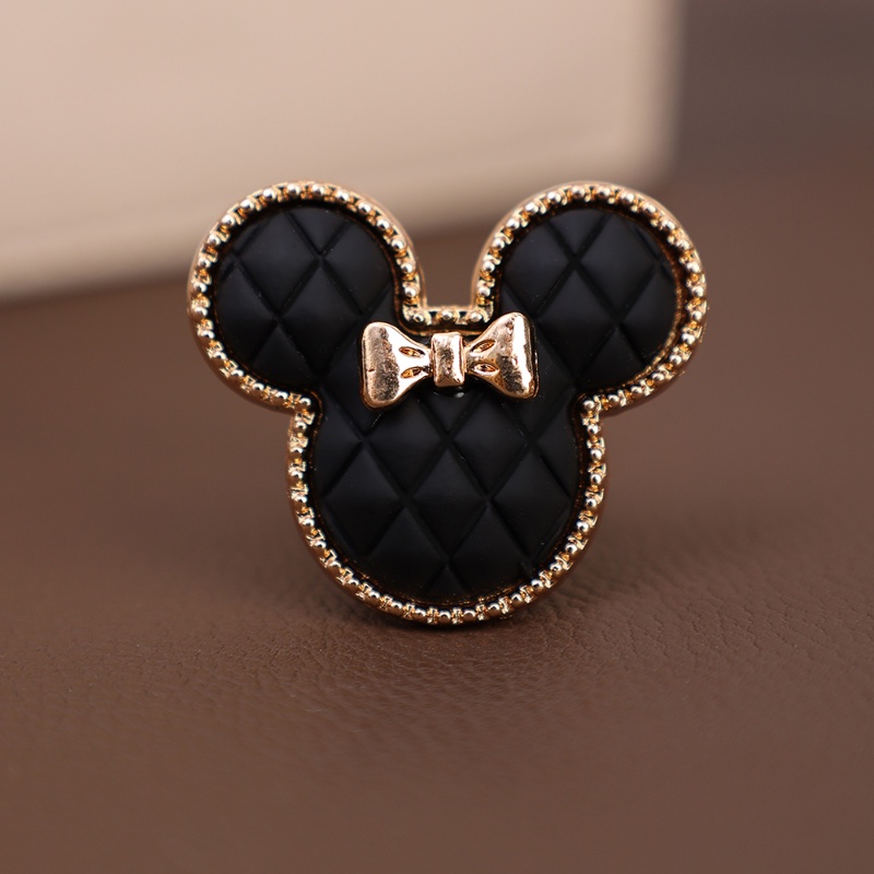 Phụ Kiện Trang Trí Lỗ Thông Gió Xe Hơi Hình Chuột Mickey Hoạt Hình Màu Sắc Ngẫu Nhiên