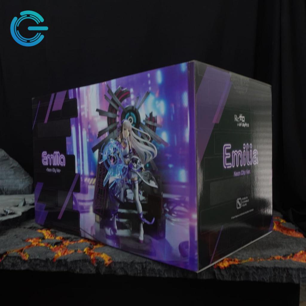 Mô hình Shibuya Scramble Figure Emilia Neon City Ver dòng Re Zero 1/7 scale figure nguồn Nhật RZAS03