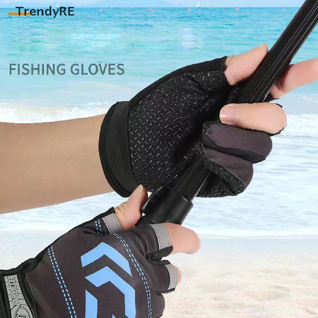 Găng Tay Hở Ngón Chống Trượt Thoáng Khí Cho Nam