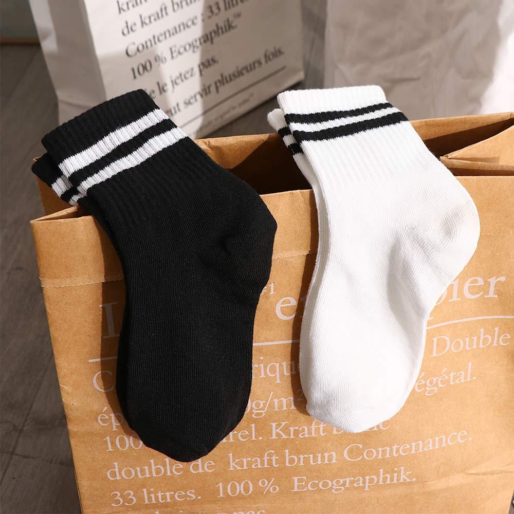 Vớ Giữ Ấm Họa Tiết Kẻ Sọc Thời Trang Nhật Bản Dành Cho Nam Nữ