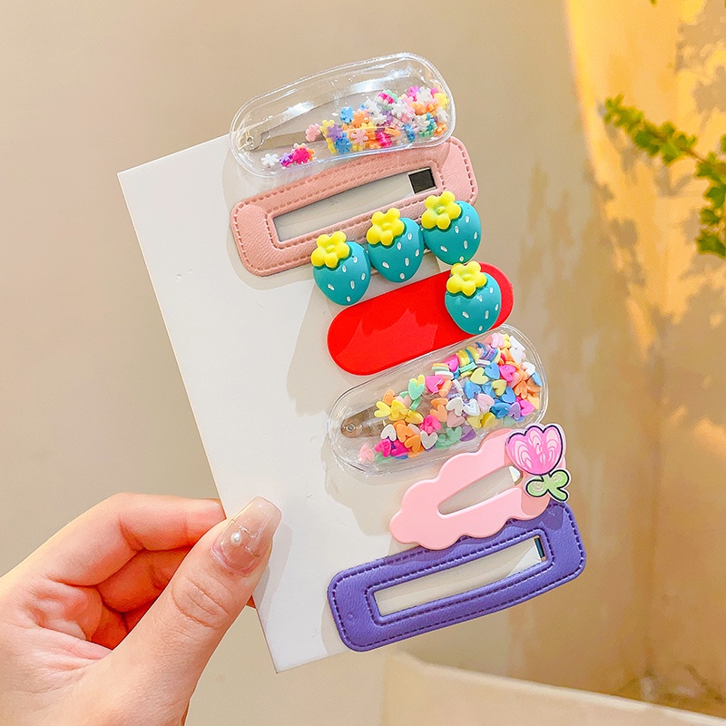 Kẹp Tóc Lượn Sóng Màu Sắc Kẹo Ngọt Xinh Xắn Cho Bé Gái