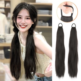 Tóc Giả Đuôi Ngựa Dài Thẳng Tự Nhiên Có Thể Cột Tóc Đuôi Ngựa