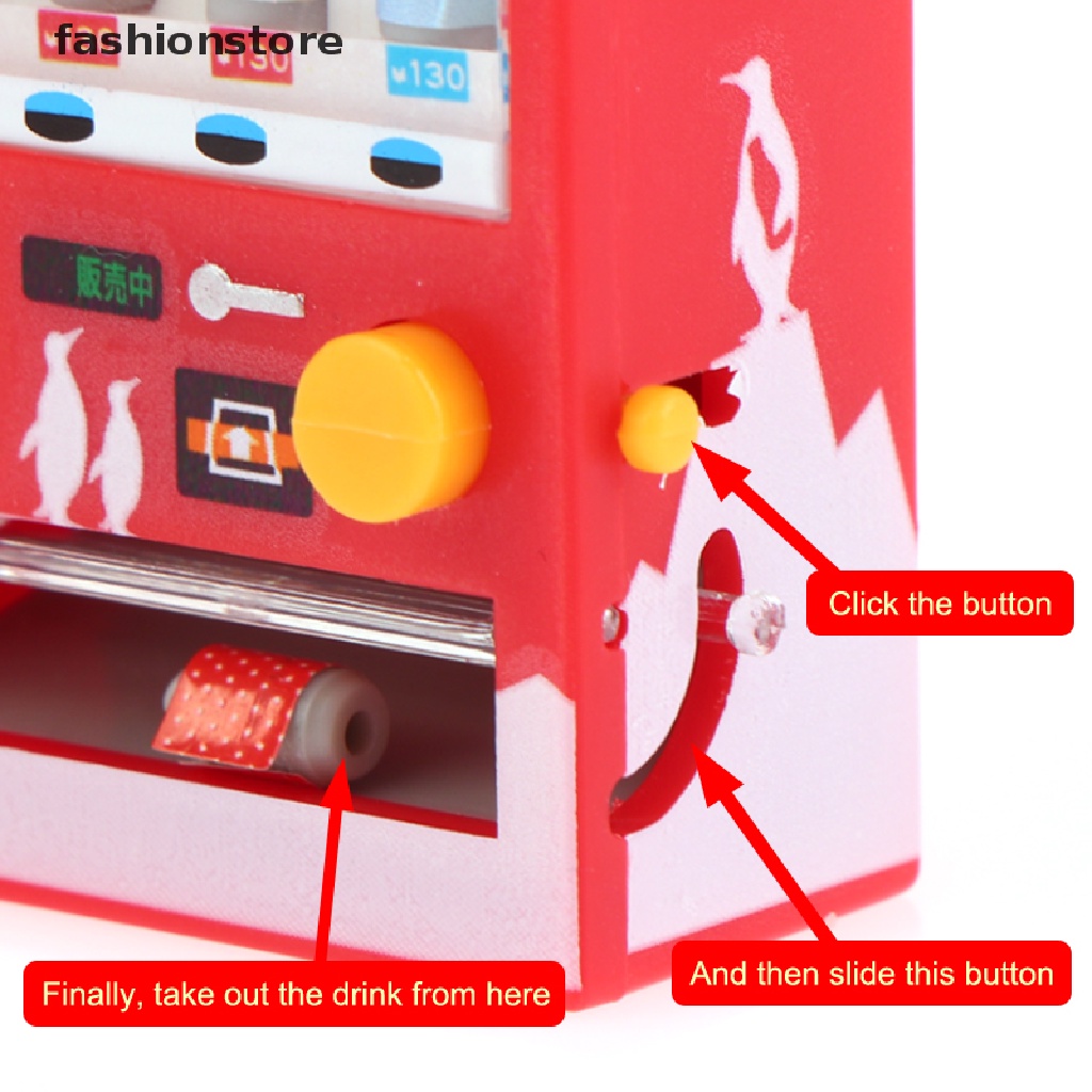 1 Mô Hình Máy Bán Nước Mini Trang Trí Nhà Búp Bê