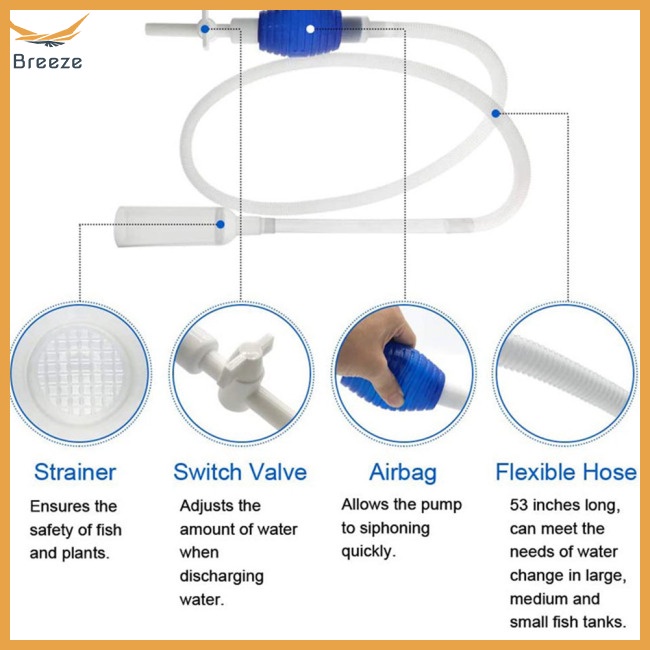 Bộ Dụng Cụ Vệ Sinh Bể Cá 5 Trong 1 Tiện Lợi